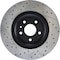 Centric Parts Sport Drilled/Slotted Brake Rotor, 127.61094L 127.61094L - alternate 5
